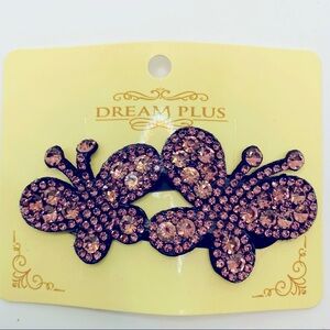 Barrette Butterflies in Sequins. Gorgeous